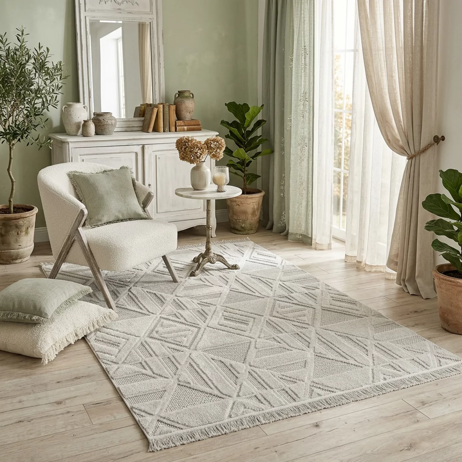 Dywan 50x80 cm jasnosrebrny,  jasnoszary zdobiony wielowymiarową strukturą z drobnym splotem LE MANS3