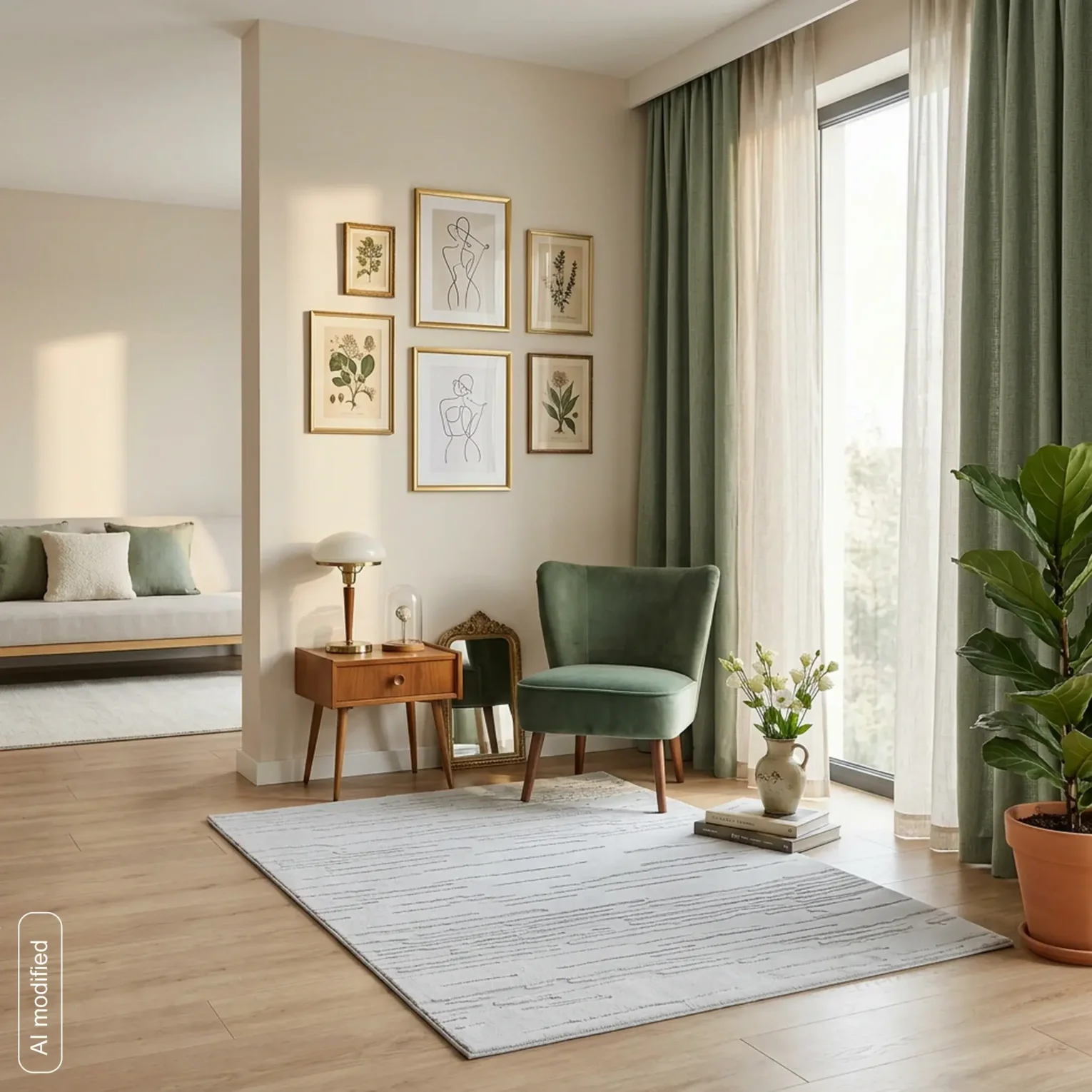 Dywan 50x80 cm kolor srebrny z trójwymiarowym zdobieniem - VERA