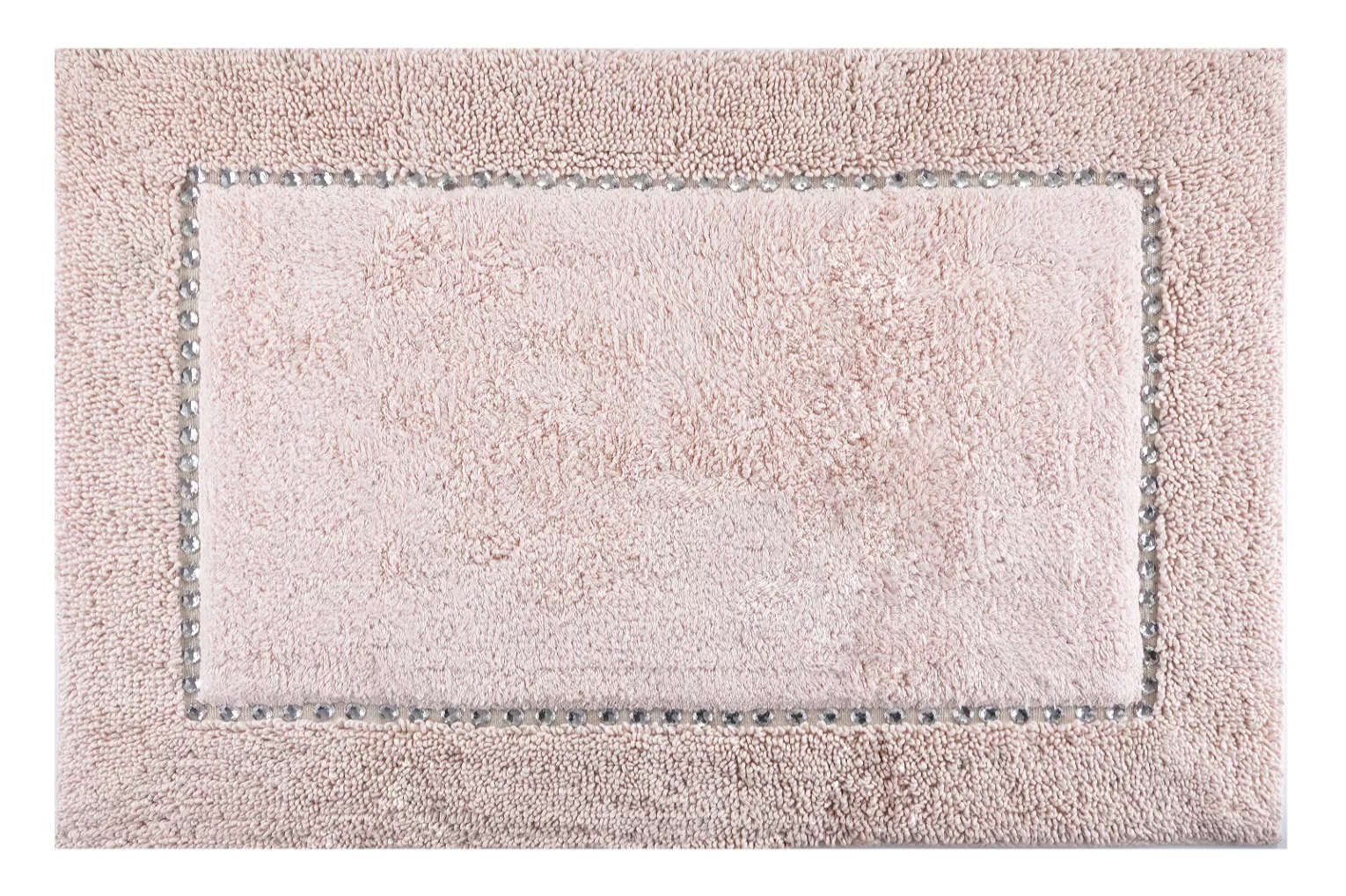 Dywanik bawełniany  zdobiony kryształkami 60x90 cm CHIC