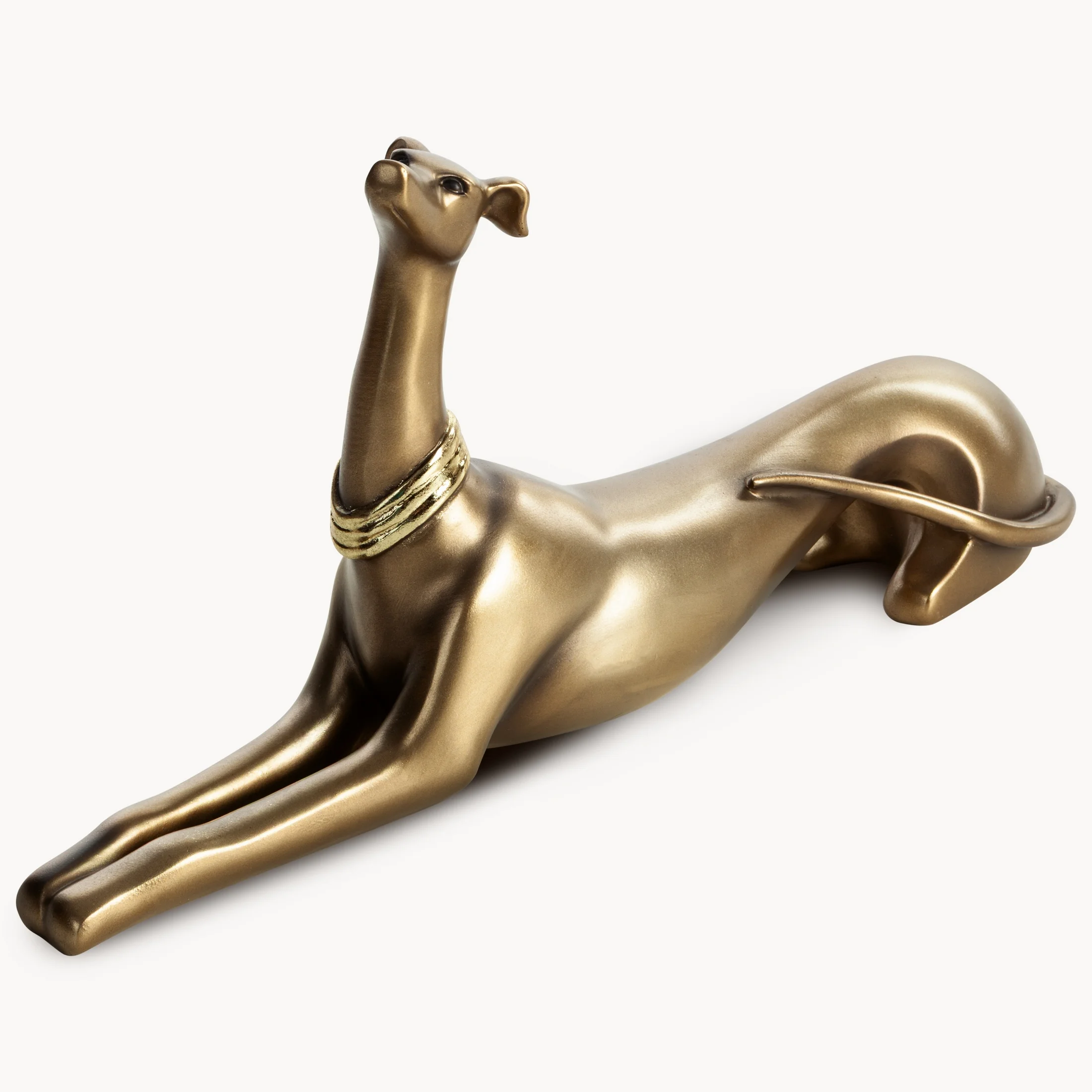 Figurka dekoracyjna DOG w kształcie psa, półmatowa | eurofirany