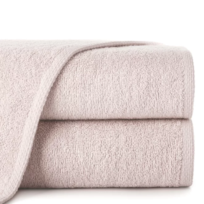 Ręcznik kąpielowy 50x100 cm bawełniany kolor pudrowy róż 400 g/m2 GŁADKI 1