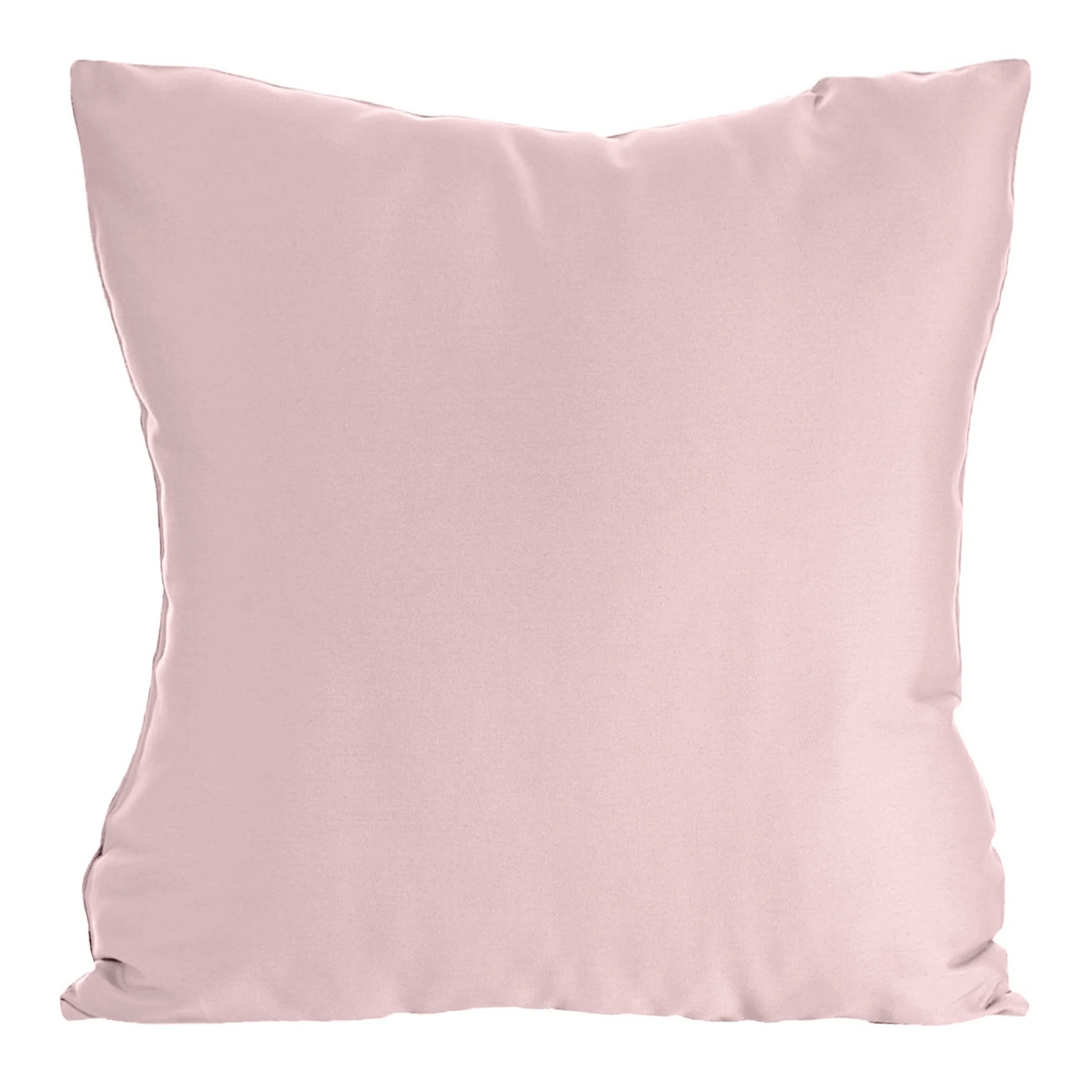 Poszewka na poduszkę 40x40 cm z satyny bawełnianej pudrowo różowa NOVA | eurofirany