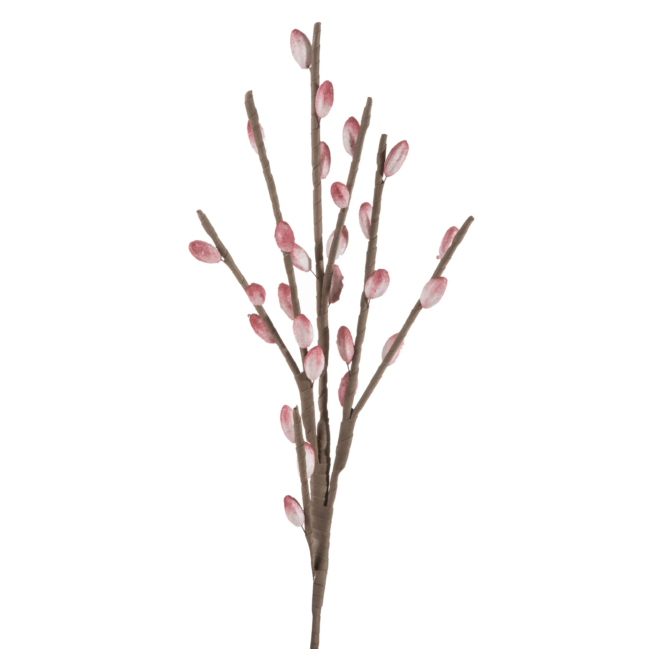 Kwiat sztuczny ciemnoróżowy z plastycznej pianki 80 cm