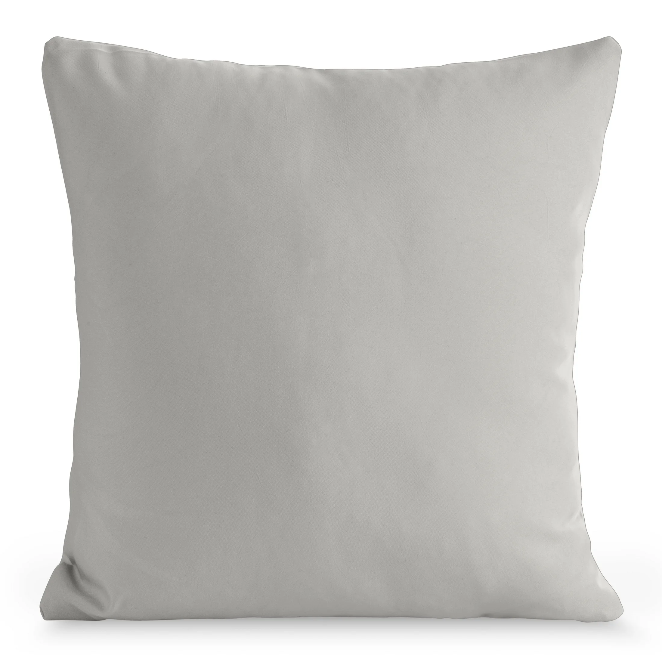 Poszewka na poduszkę 45x45 cm z gładkiej tkaniny wodoodpornej szara idealna do ogrodu i na taras GARDEN