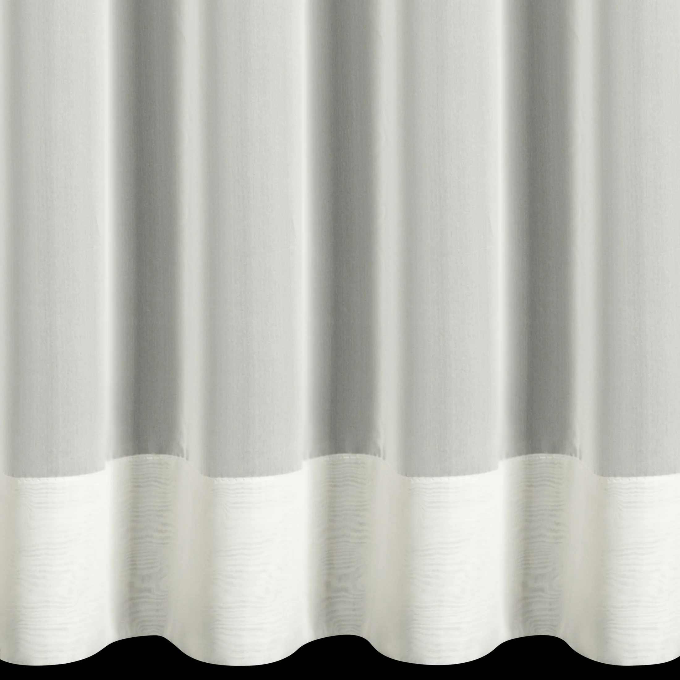 Firana kremowa 145x263 cm z woalu flex 1:2