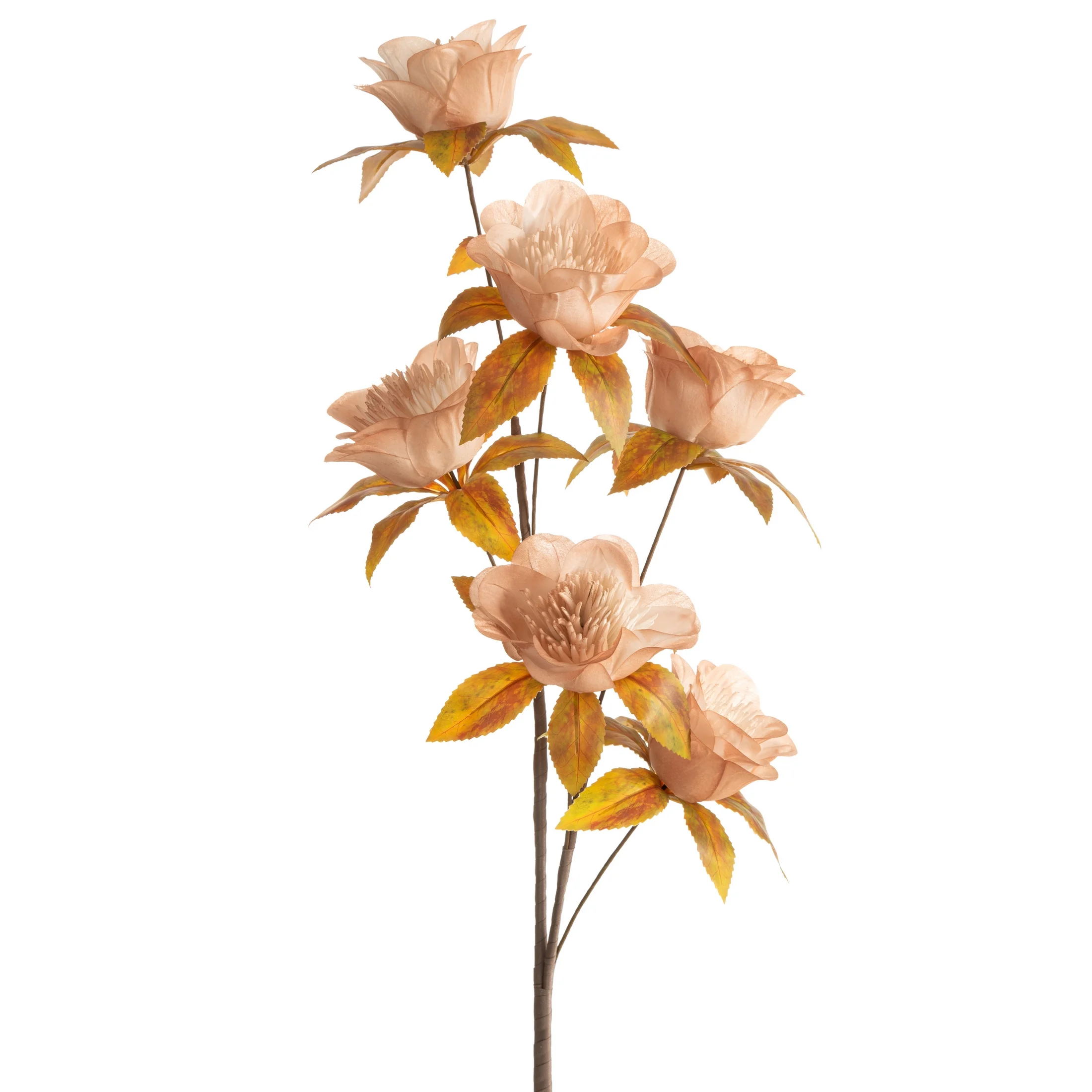 Kwiat sztuczny różowo, jasonpomarańczowy 84 cm