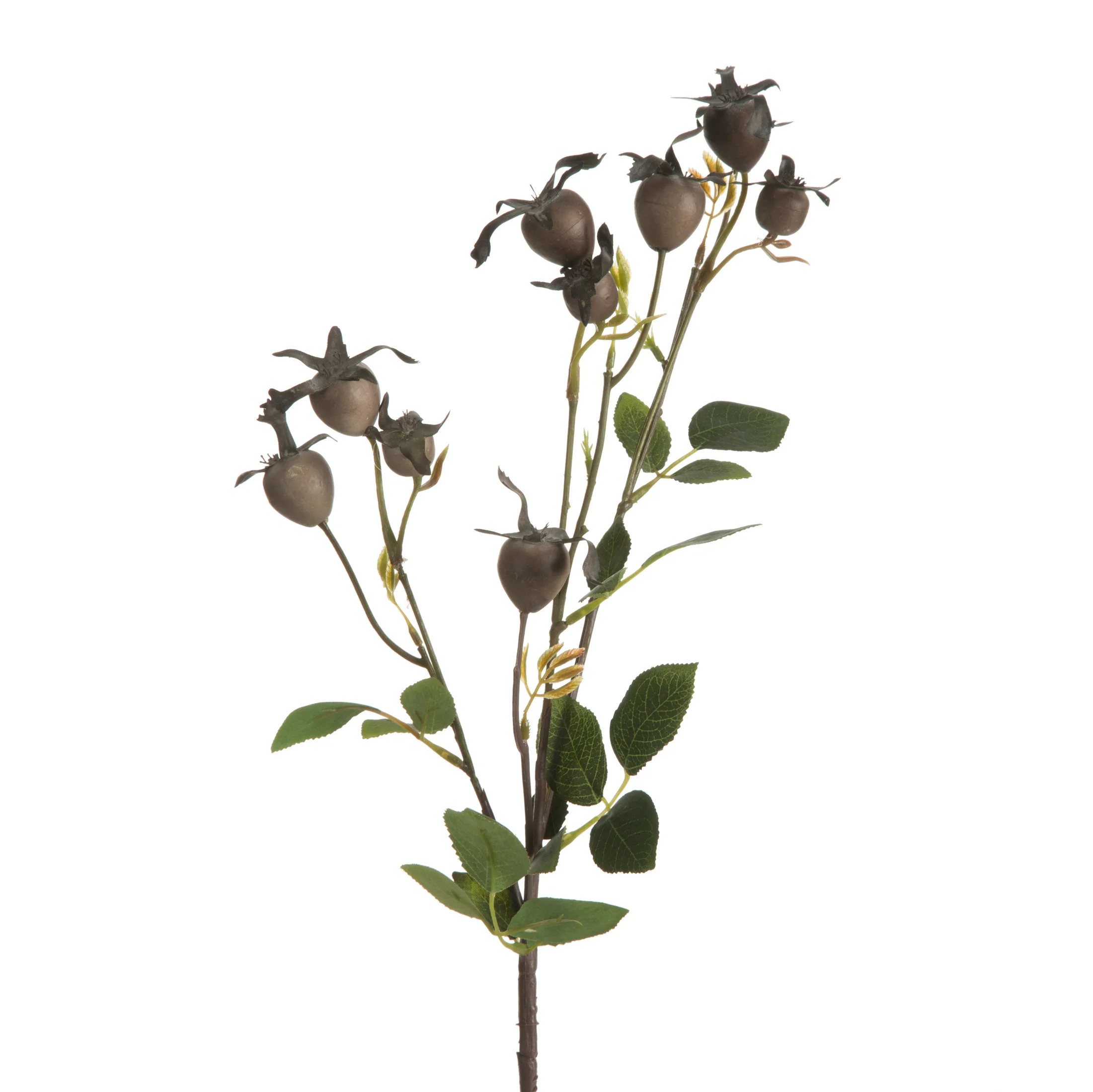 Kwiat sztuczny brązowy 74 cm