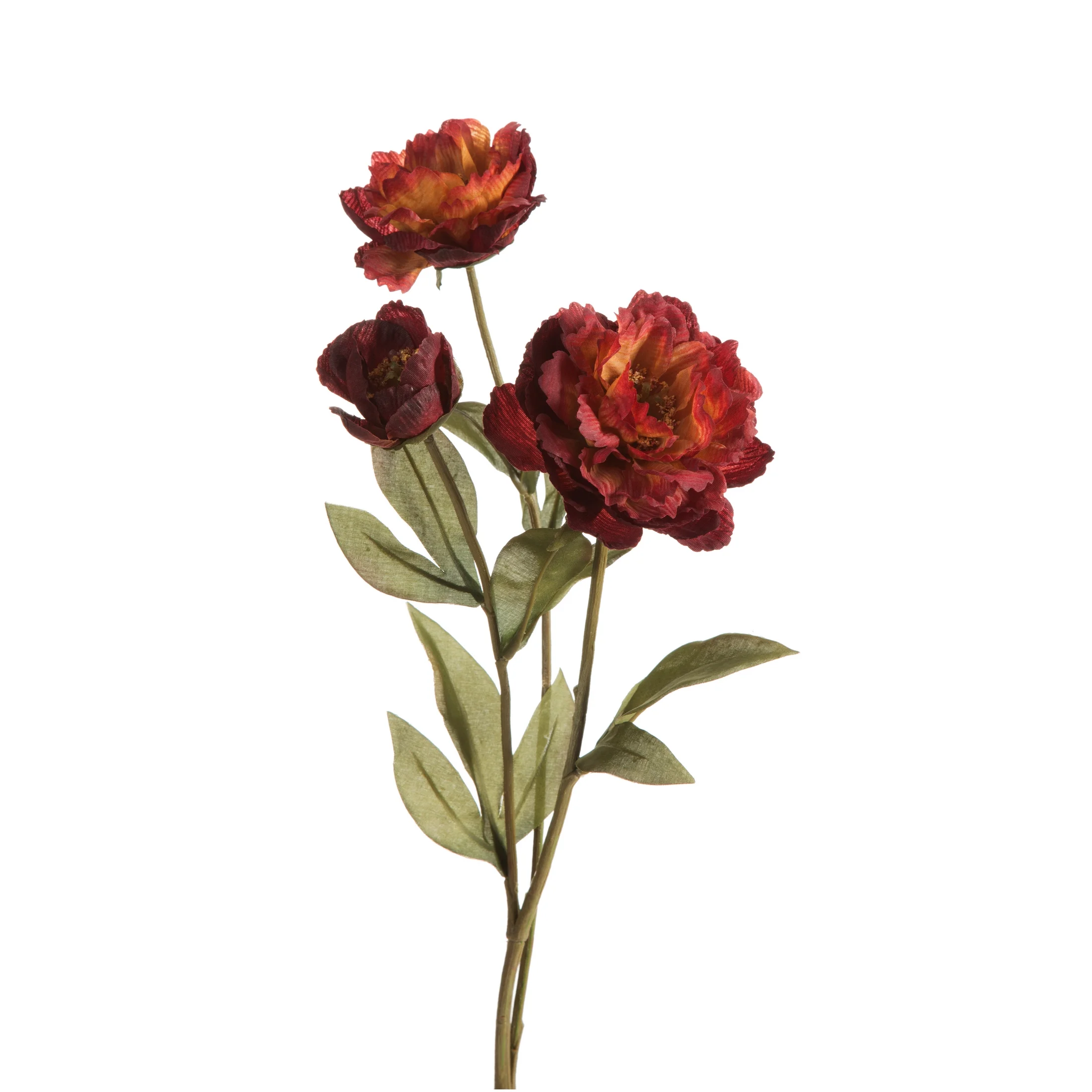 Kwiat sztuczny bordowy 52 cm