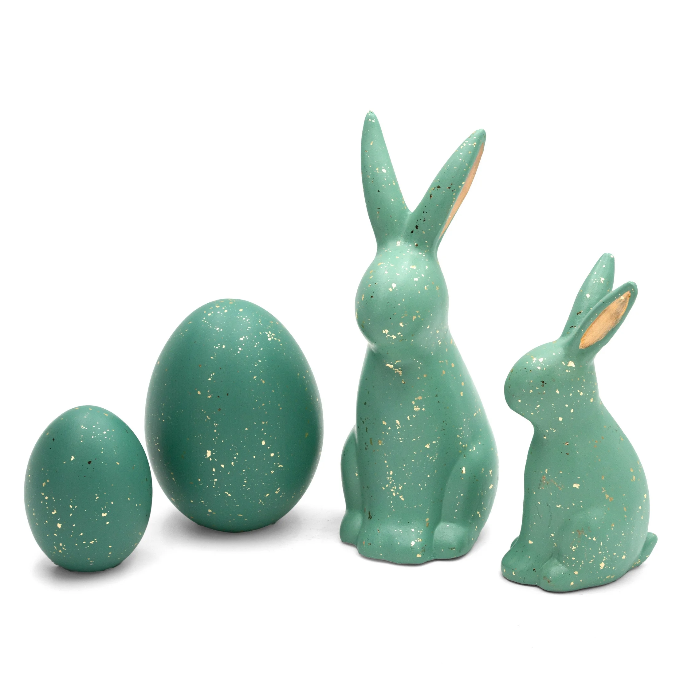 Figurka dekoracyjna JAJKO wielkanocne z lśniącymi drobinkami