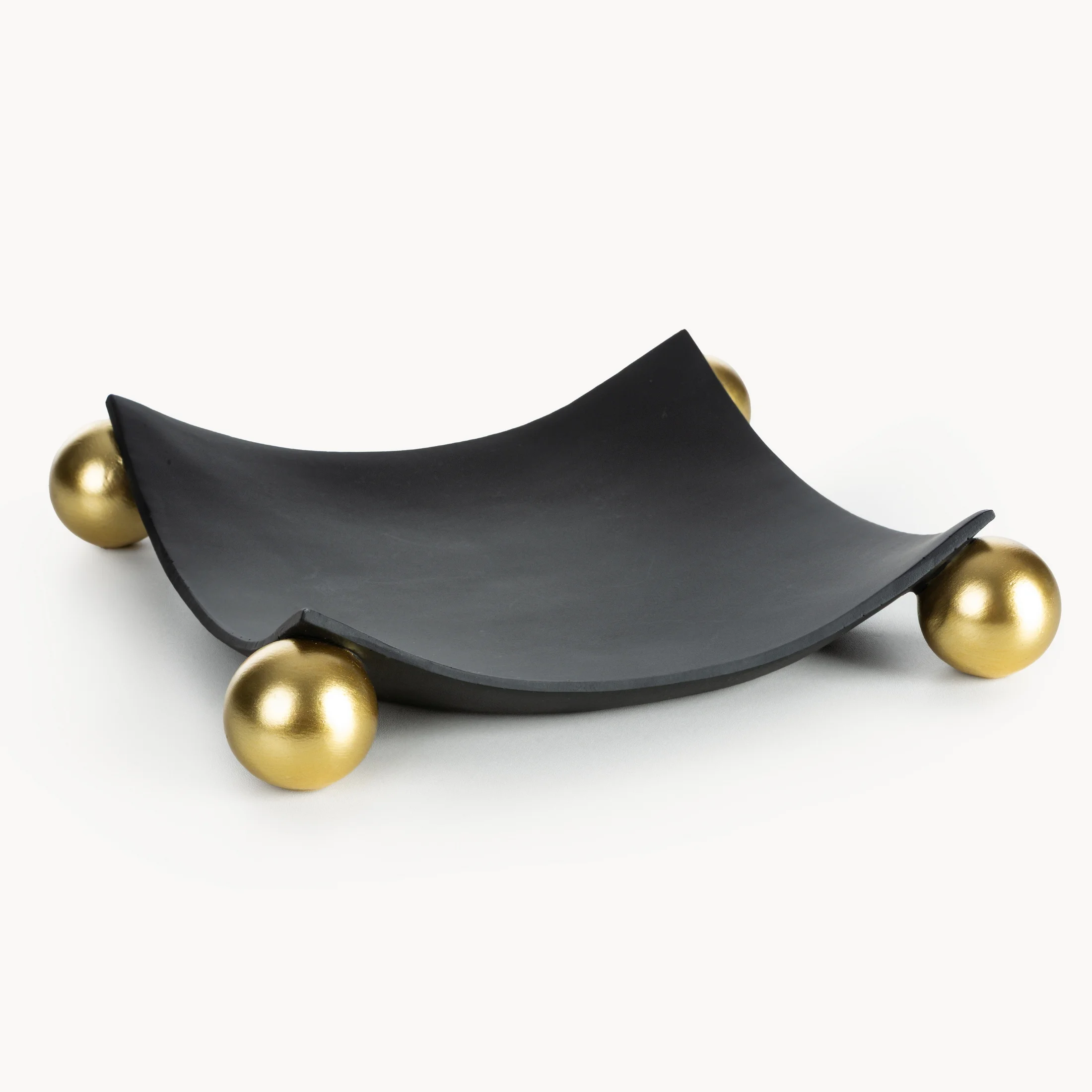 Nowoczesna paterka ALEX ze złotymi akcentami