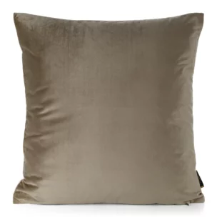 Poszewka na poduszkę 60x60 cm welwetowa beżowa ELORA Eurofirany Premium