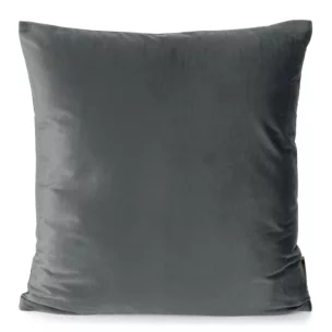 Poszewka na poduszkę 60x60 cm welwetowa stalowa ELORA Eurofirany Premium