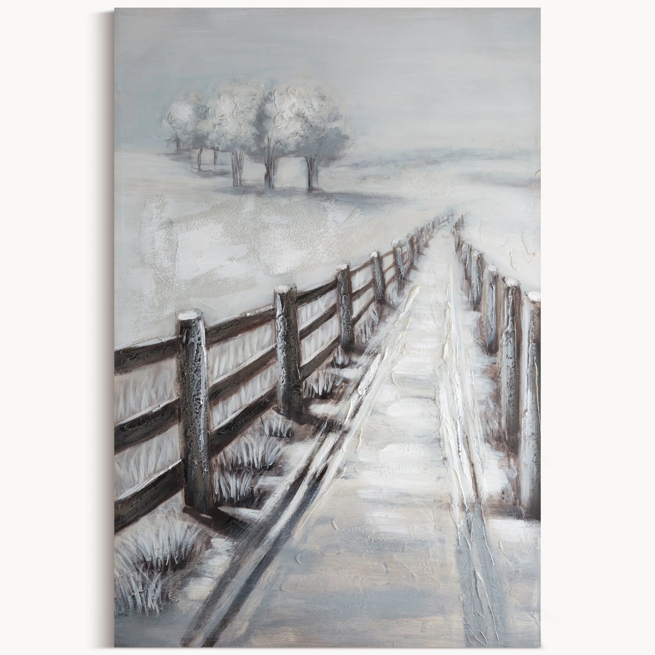 Obraz CALM 4 ręcznie malowany na płótnie pejzaż z drogą | eurofirany