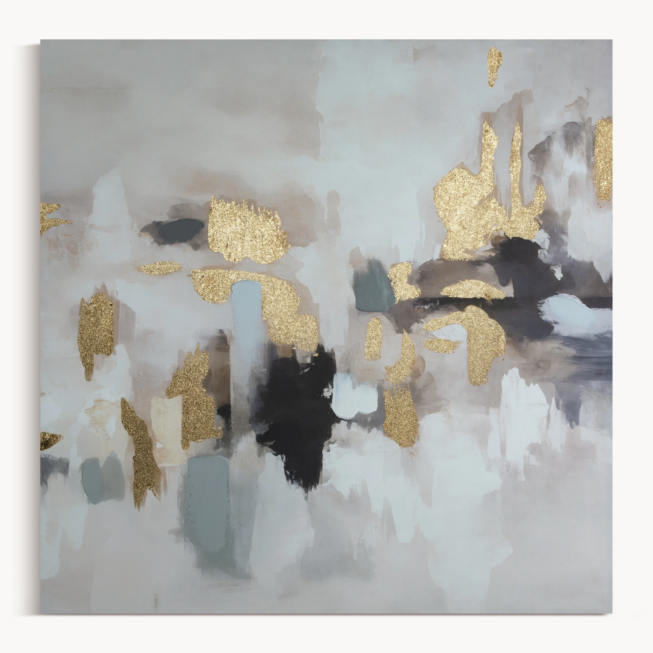 Abstrakcyjny obraz ręcznie malowany na płótnie | eurofirany