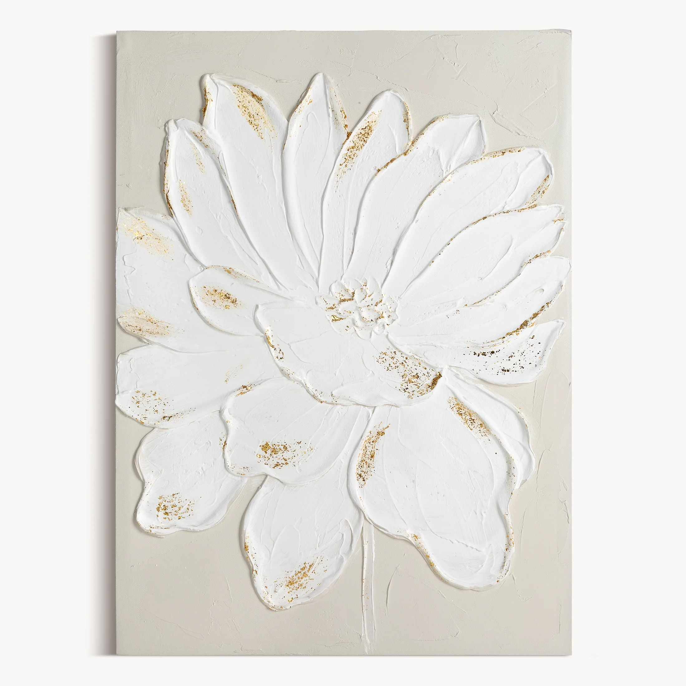 Obraz trójwymiarowy kwiat ręcznie malowany | eurofirany