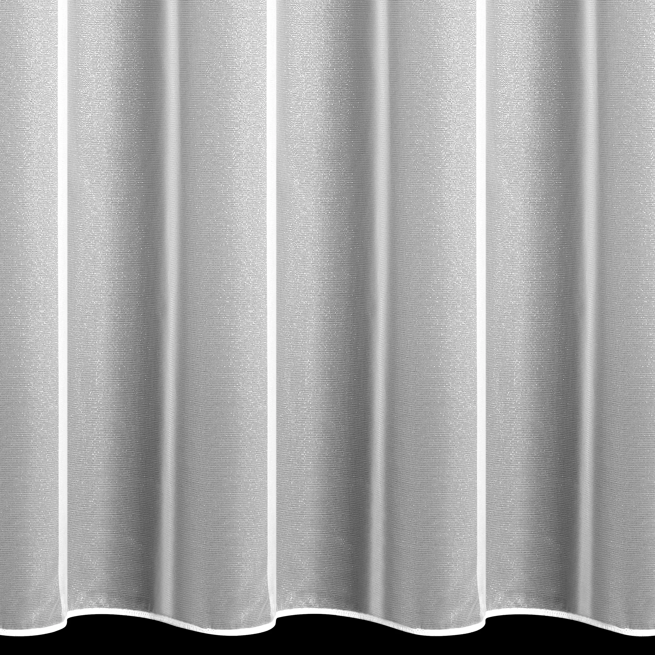 Firana biała 500x240 cm typu peru z delikatnym połyskiem