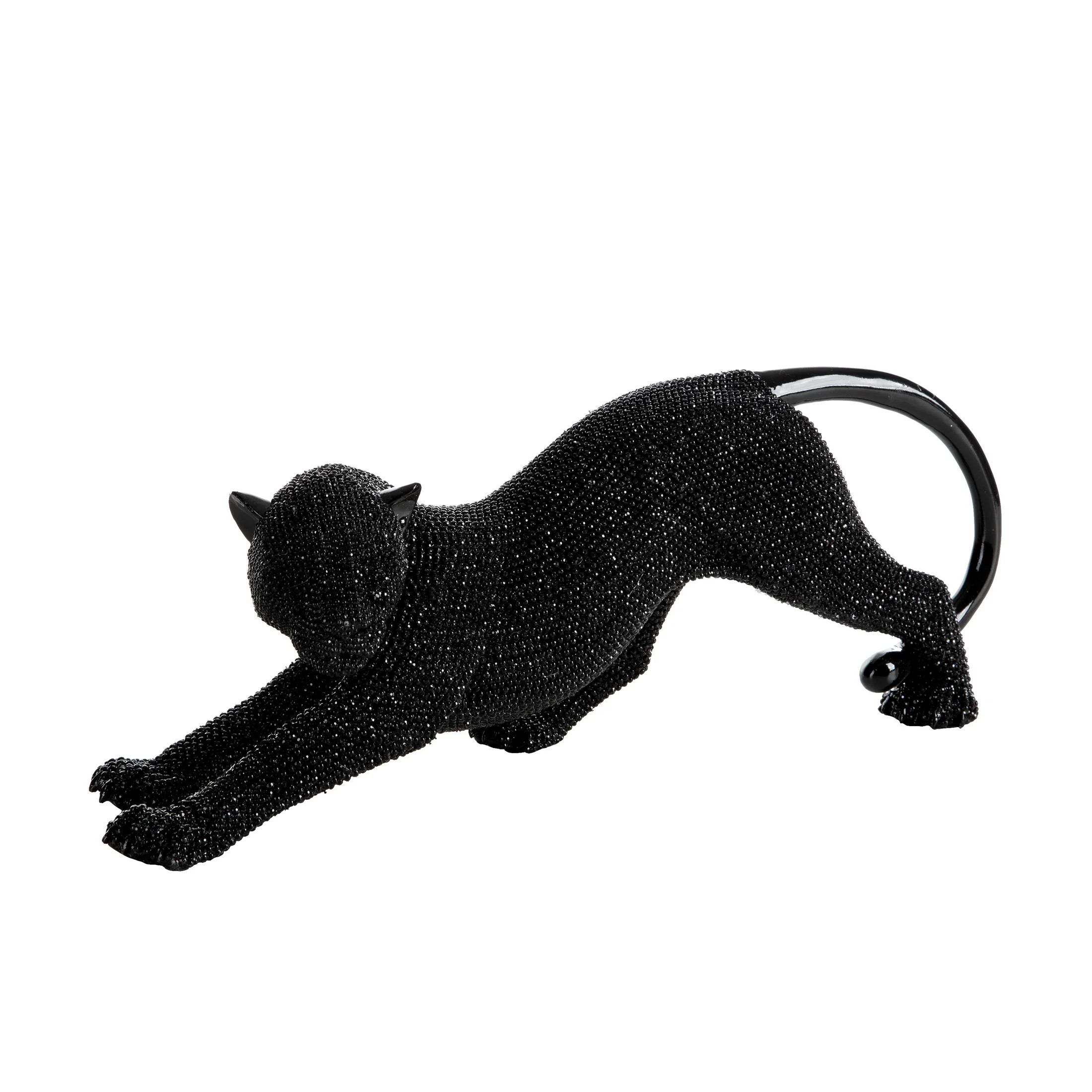 KOT - figurka dekoracyjna ELDO o drobnym strukturalnym wzorze |