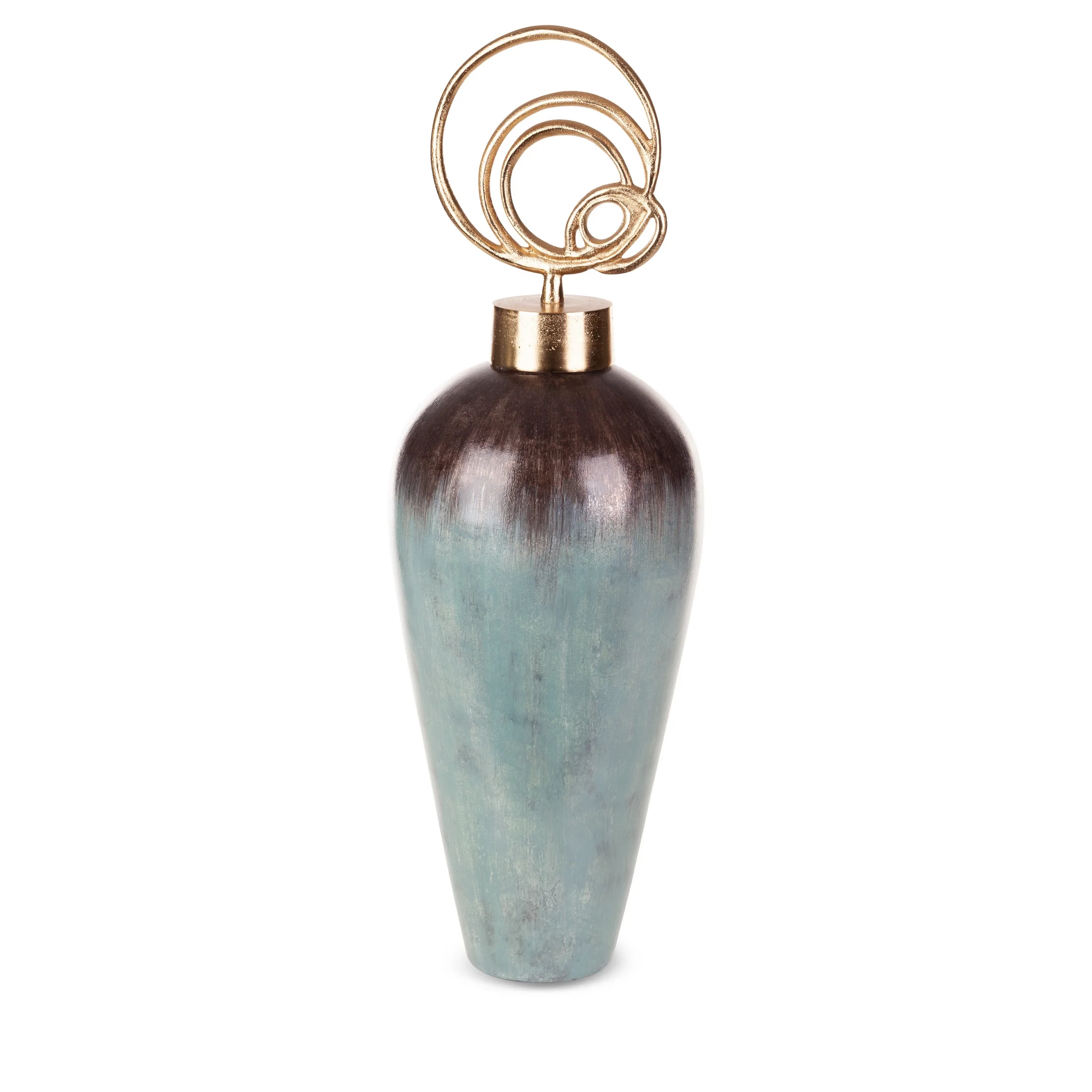 Figurka dekoracyjna IRIS ze szkła artystycznego ręcznie malowana