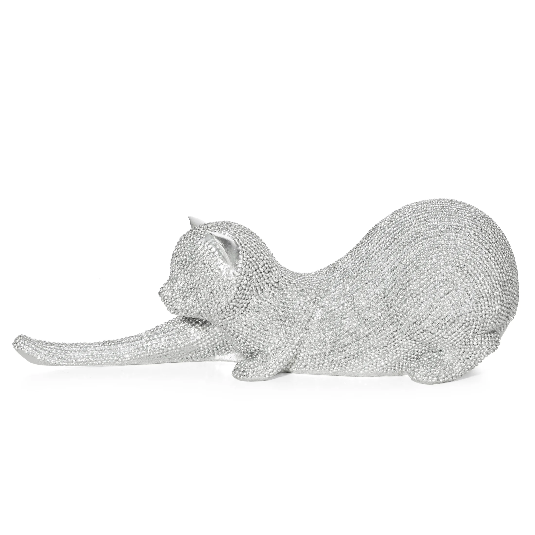 KOT - figurka dekoracyjna ELDO 1 o drobnym strukturalnym wzorze | eurofirany