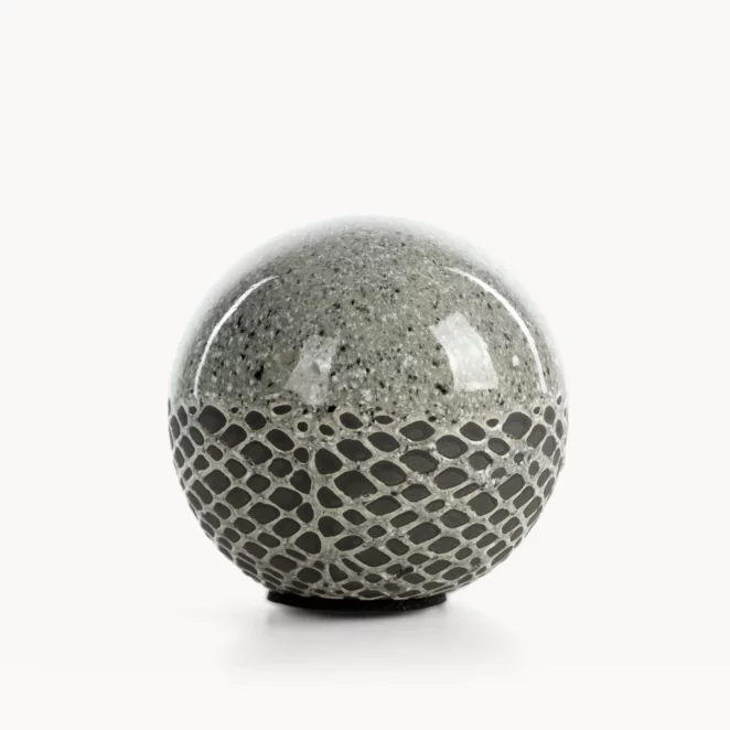 Kula dekoracyjna stalowa w nowoczesnej stylistyce 8x8 cm NORI