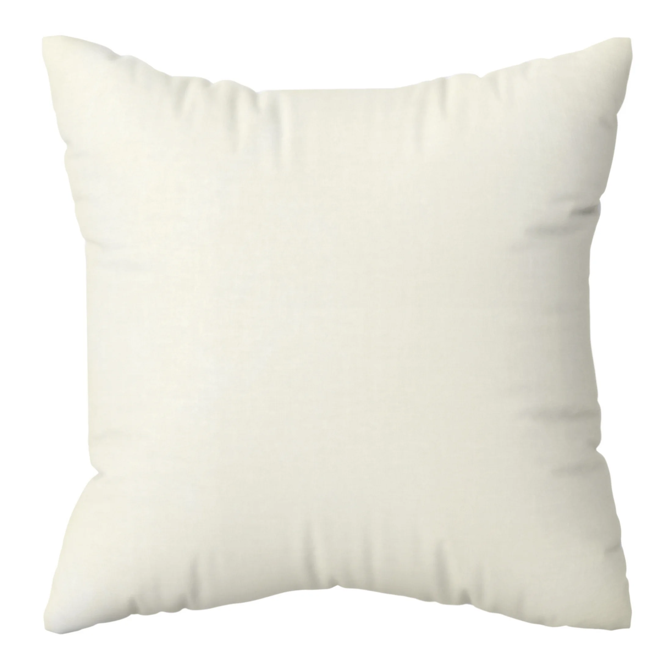 Poszewka na poduszkę 40x40 cm z satyny bawełnianej, gładka kremowa DINA Diva Line | eurofirany