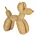 Figurka złota pies  o drobnym strukturalnym wzorze 18x7x16 cm ELDO 2