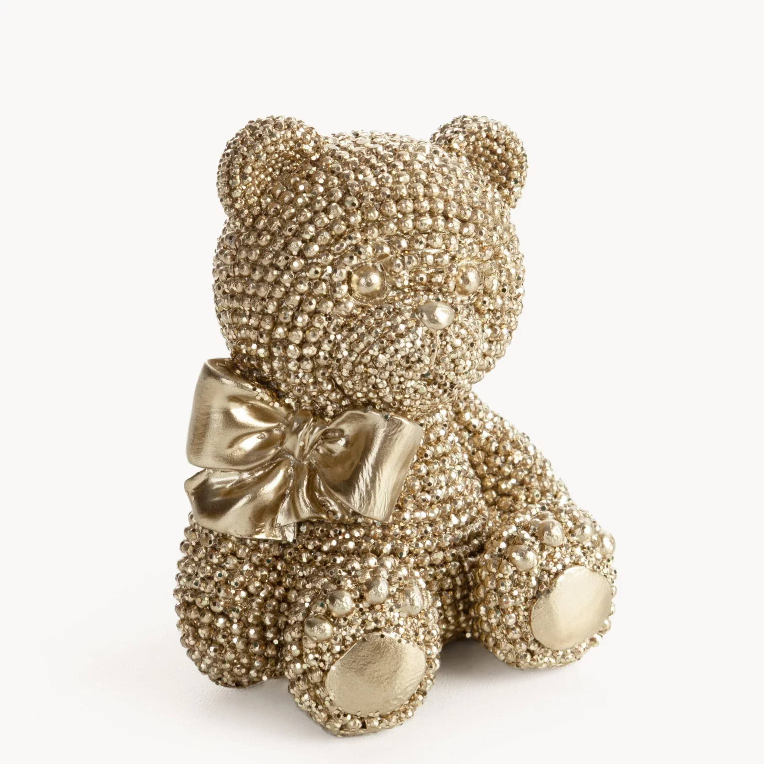 Figurka szampańska miś o drobnym strukturalnym wzorze 6x5x8 cm ELDO 4