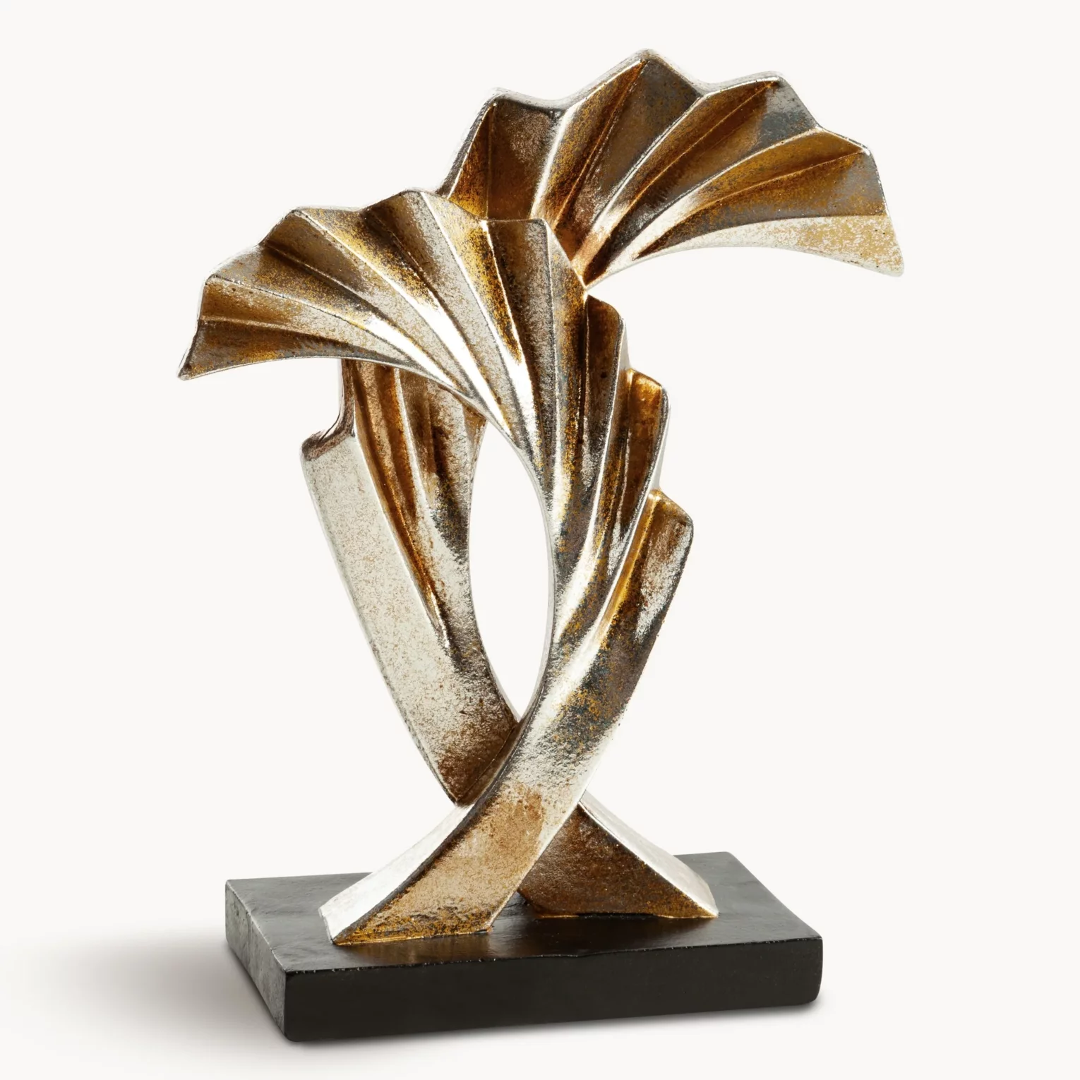 Figurka złoto-czarna  półmatowa  20x8x25 cm ZOE