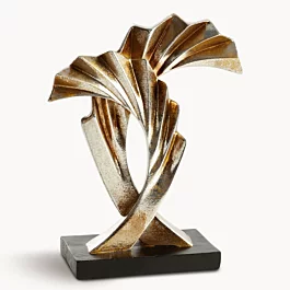 Figurka złoto-czarna  p&oacute;łmatowa  20x8x25 cm ZOE