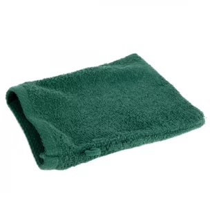 Myjka do kąpieli 16x21 cm bawełniana kolor ciemnozielony 400 g/m2 GŁADKI 1