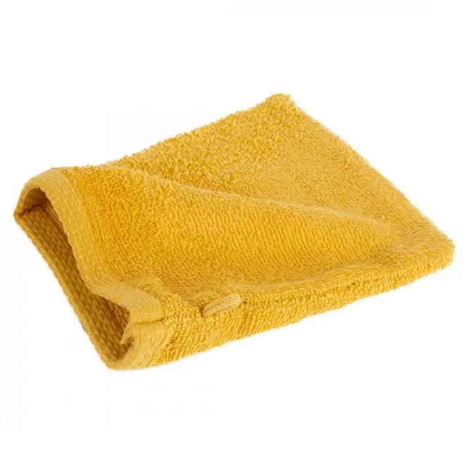 Myjka do kąpieli 16x21 cm bawełniany kolor musztardowy 400 g/m2 GŁADKI 1