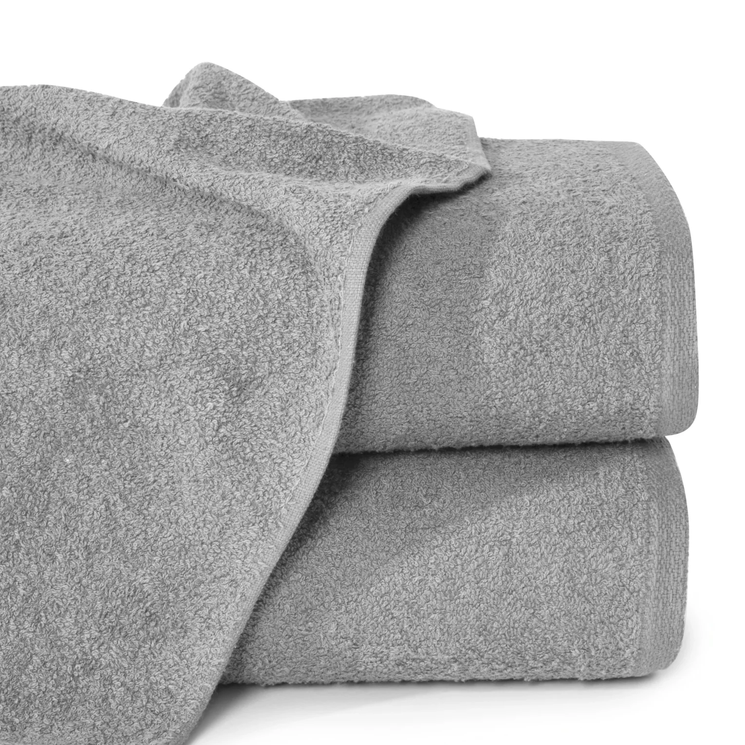 Ręcznik kąpielowy 50x90 cm bawełniany kolor srebrny 400 g/m2 GŁADKI 1