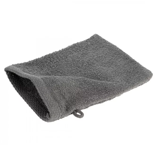 Myjka do kąpieli 16x21 cm bawełniana kolor ciemnoszary 400 g/m2 GŁADKI 1