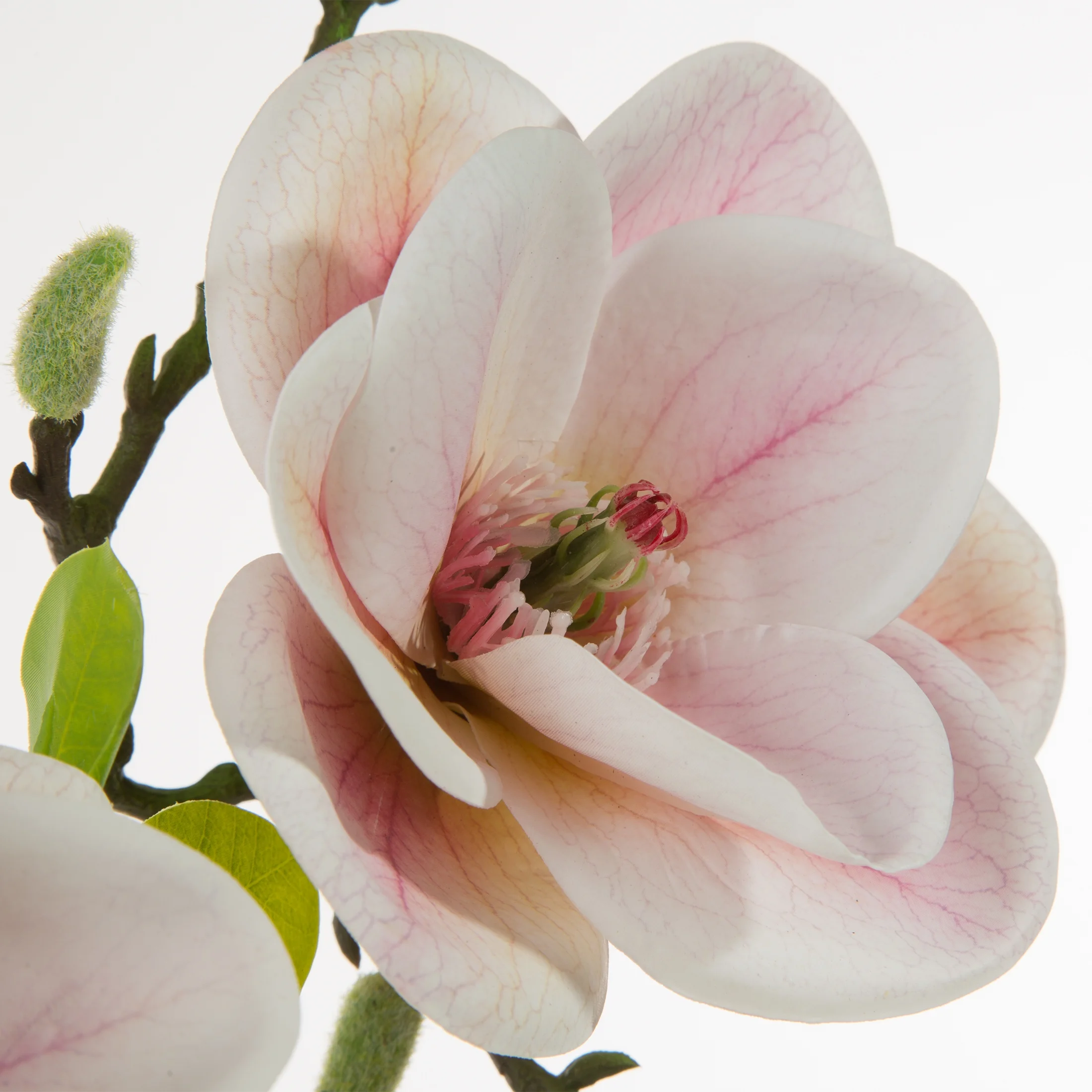 GAŁĄZKA KWITNĄCEJ MAGNOLII sztuczny kwiat dekoracyjny