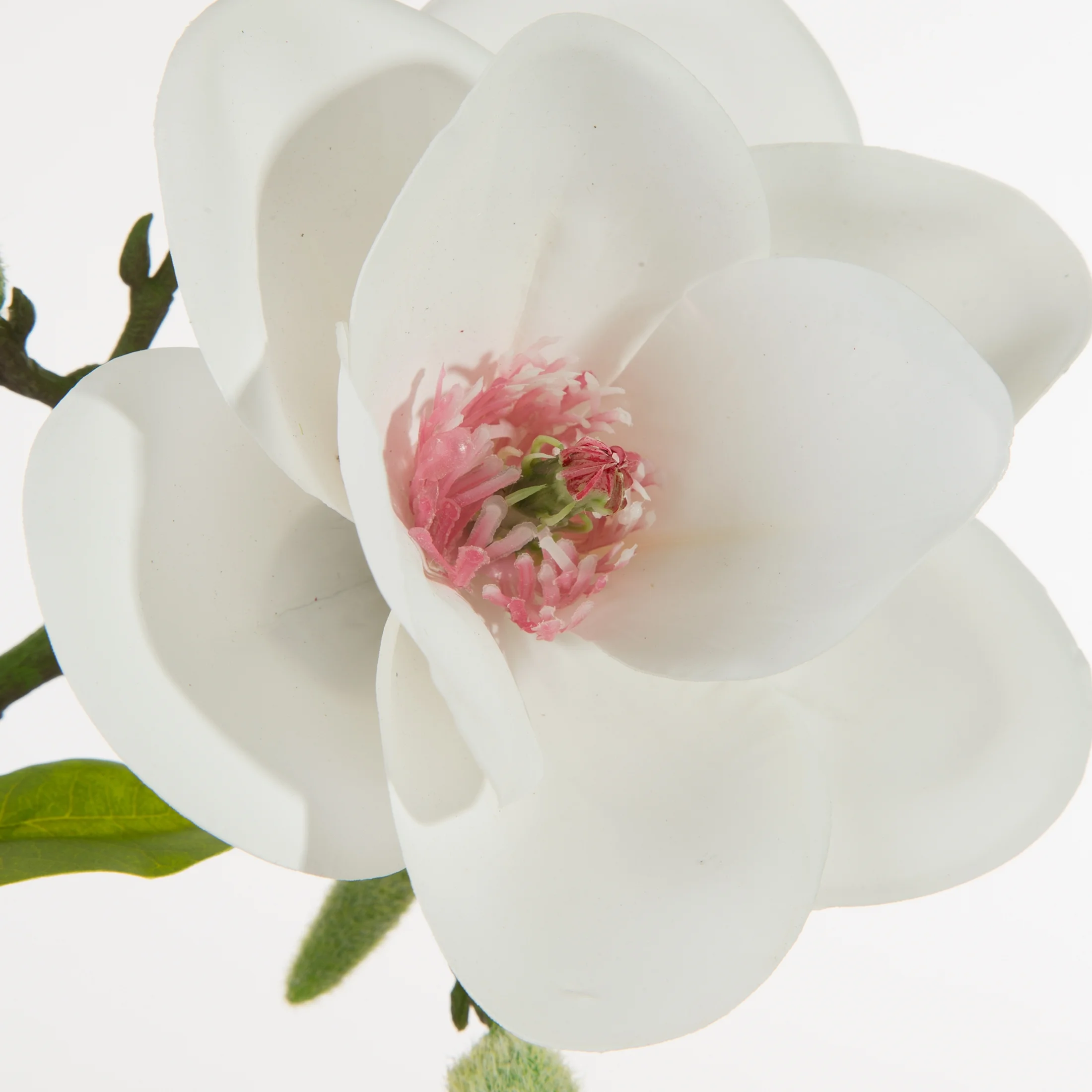 GAŁĄZKA KWITNĄCEJ MAGNOLII sztuczny kwiat dekoracyjny