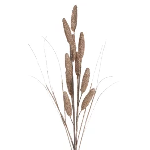 Sztuczna gałązka z kwiatostanem złota z pianki plastycznej 84 cm