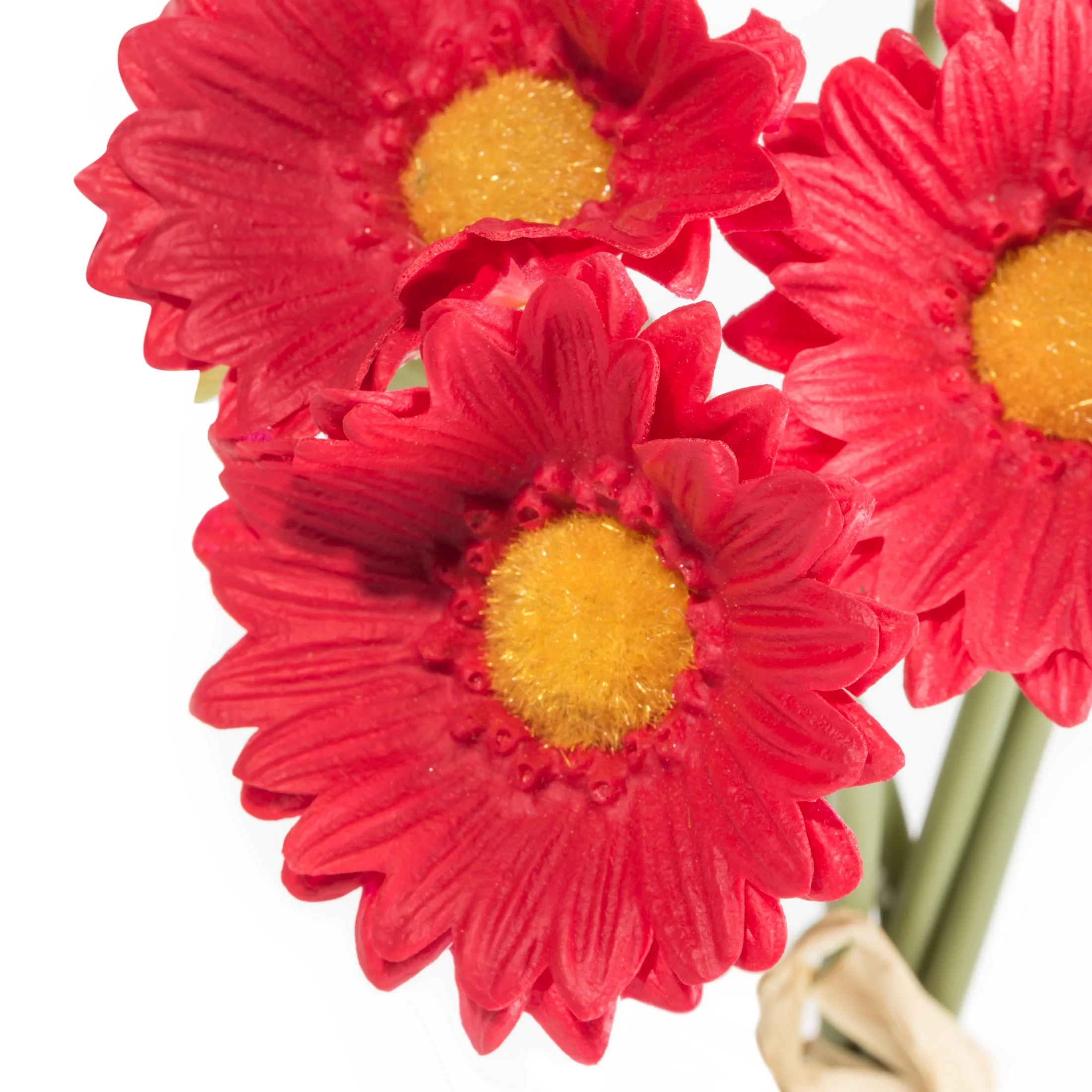 GERBERA MINI, MARGARETKA bukiet, kwiat sztuczny dekoracyjny sylikonowy