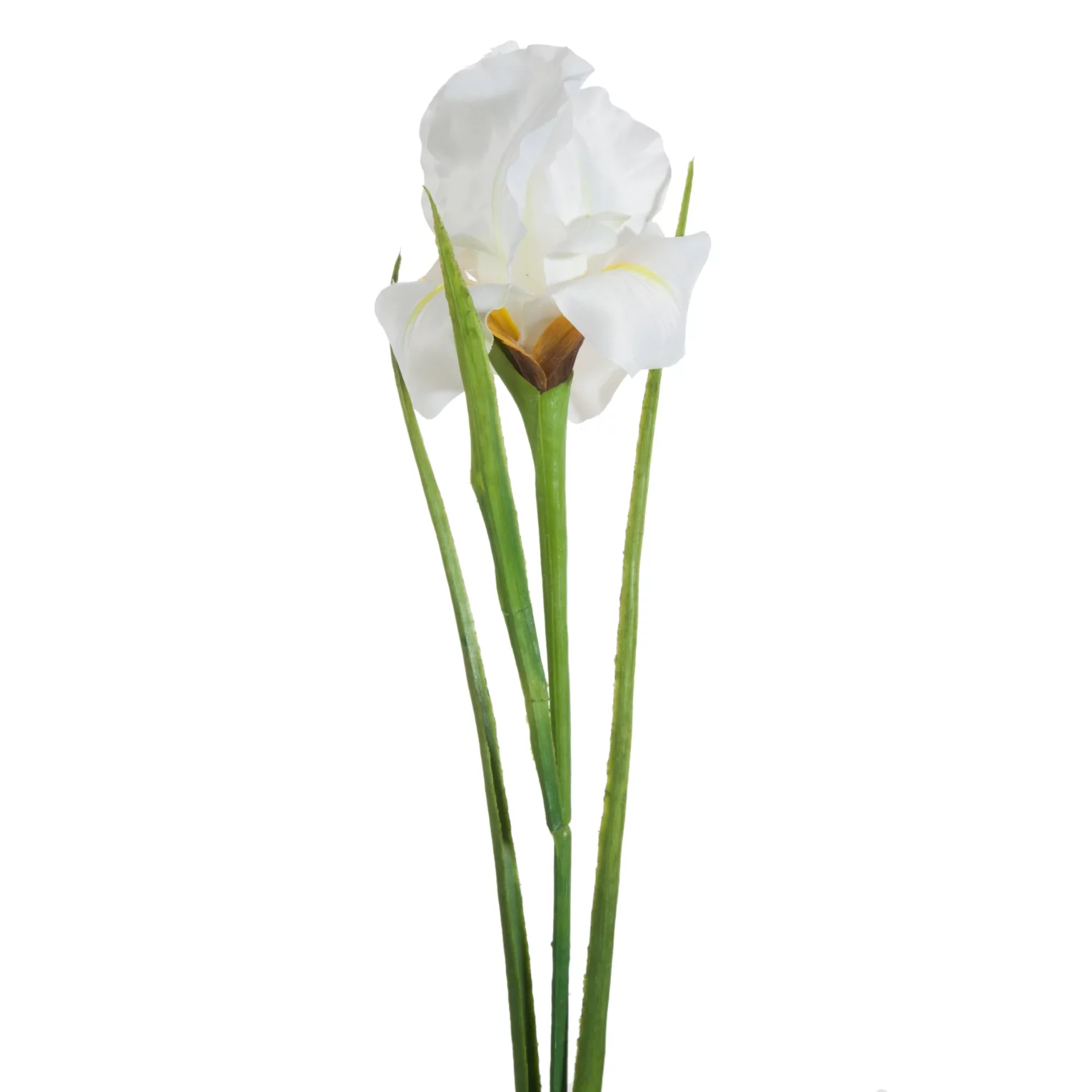 Kwiat sztuczny irys kremowy 61 cm