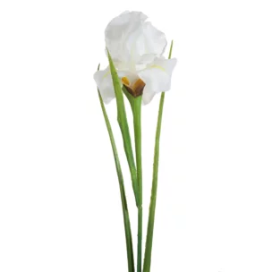 Kwiat sztuczny irys kremowy 61 cm