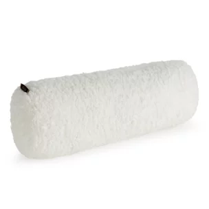 Poduszka wałek 15 x 45 cm z tkaniny typu bukla kremowa BUKLA 09