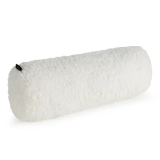 Poduszka wałek 15 x 45 cm z tkaniny typu bukla kremowa BUKLA 09