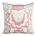 Poszewka na poduszkę 45x45 cm welwetowa, popielato różowa z motywem baranków KIDS 7 A DESIGN 91