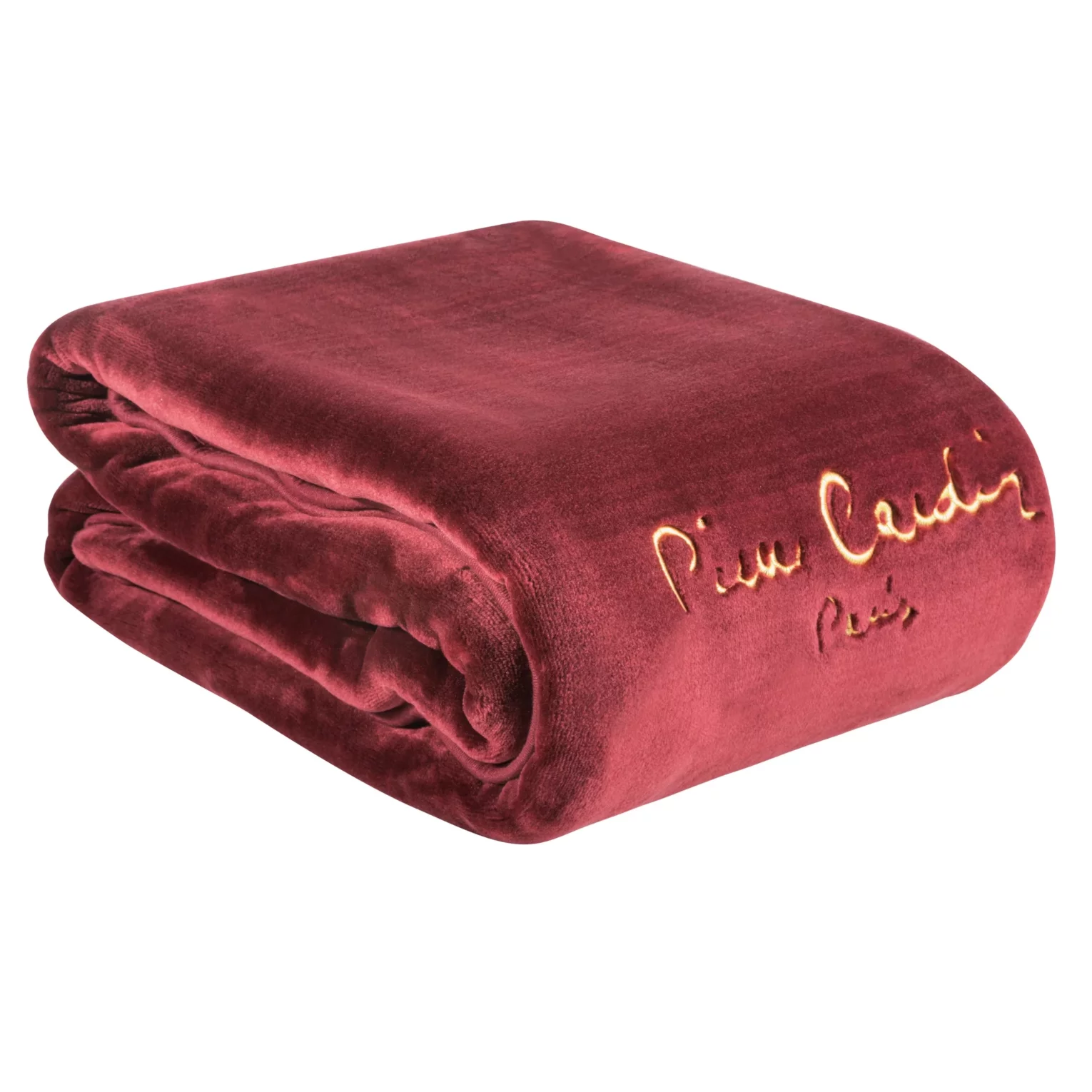 PIERRE CARDIN koc akrylowy CLARA z haftowanym logo