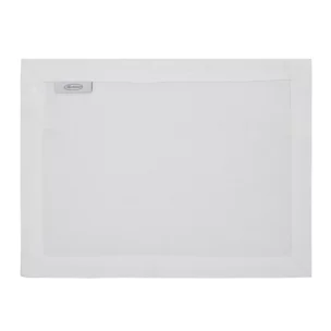 Komplet serwet 4 szt białych 30x40 cm STELLA 2 zdobiony listwą