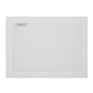Komplet serwet 4 szt białych 30x40 cm STELLA 2 zdobiony listwą