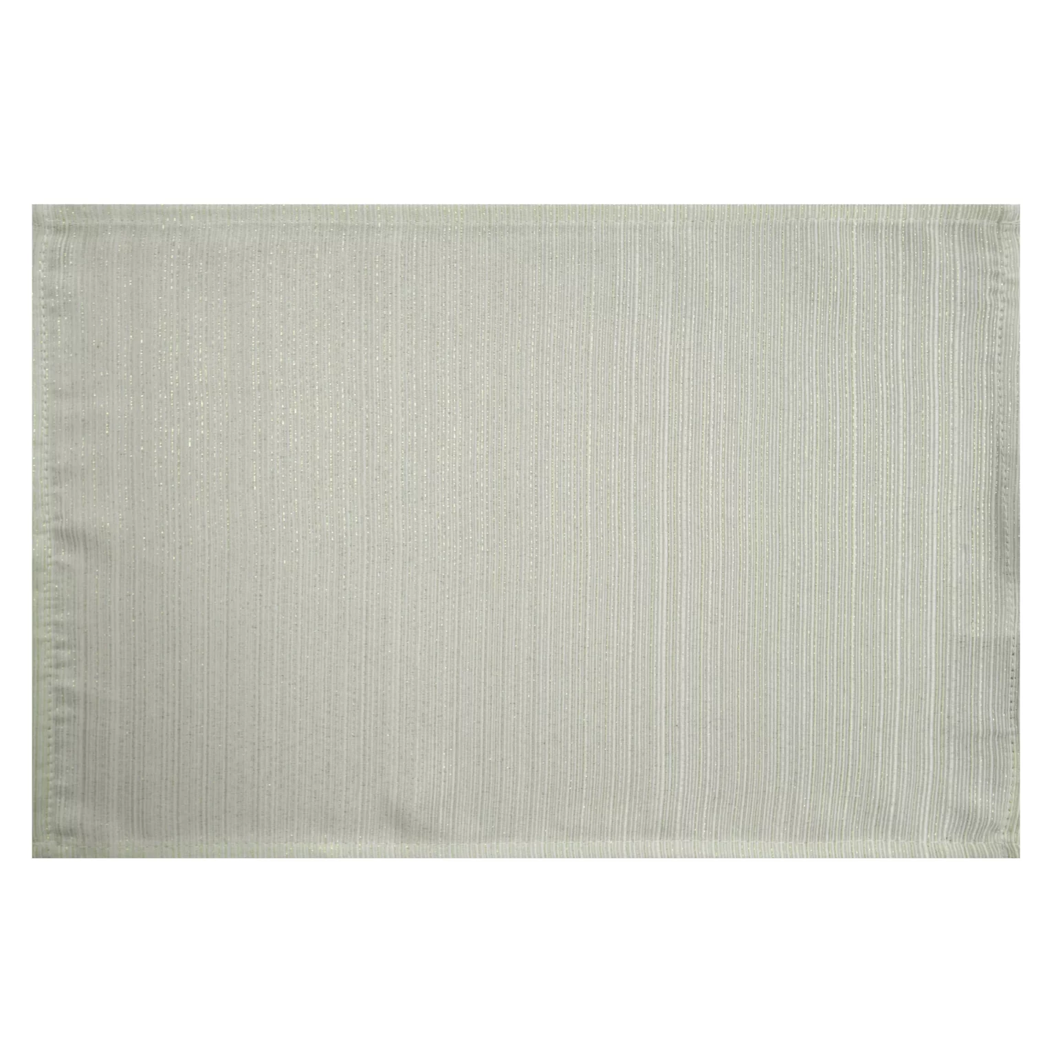 Komplet 4 szt. serwetek beżowych 30x40 cm przetykane błyszczącą nicią - GLAMO