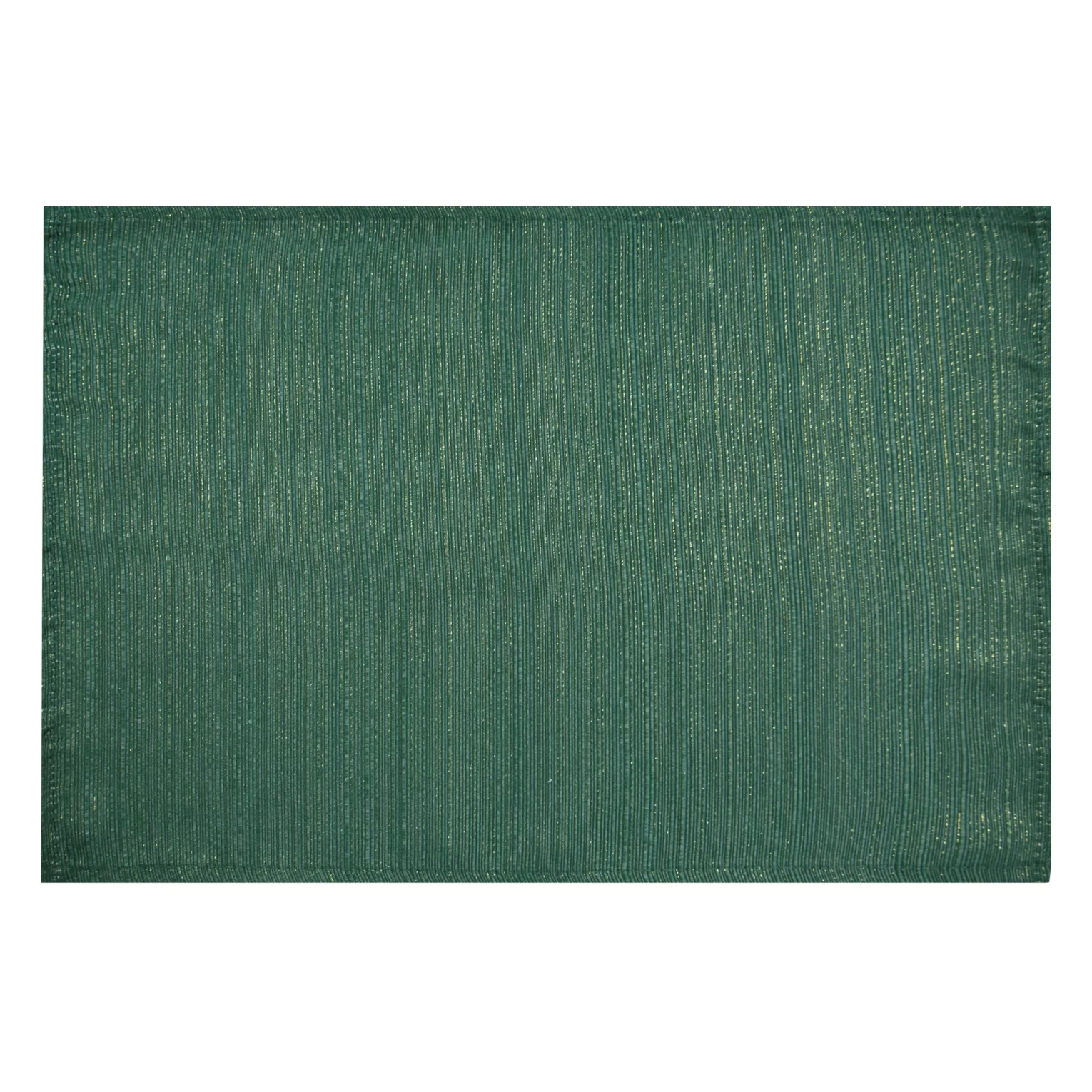 Komplet 4 szt. serwetek zielonych 30x40 cm przetykane błyszczącą nicią - GLAMO