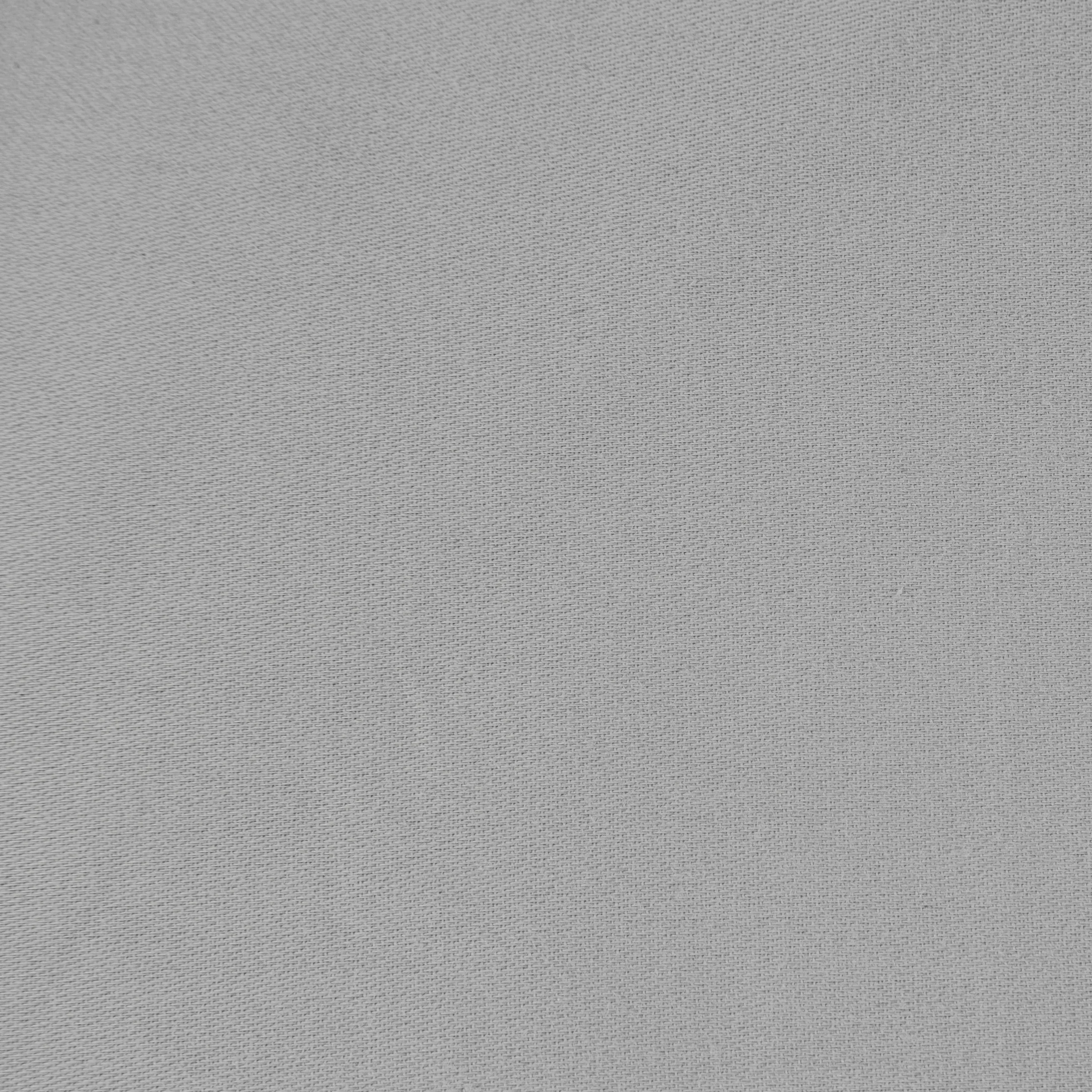 Pościel satynowa 160x200 cm komplet 3 częściowy gładka kolor jasnoszary DINA Diva Line
