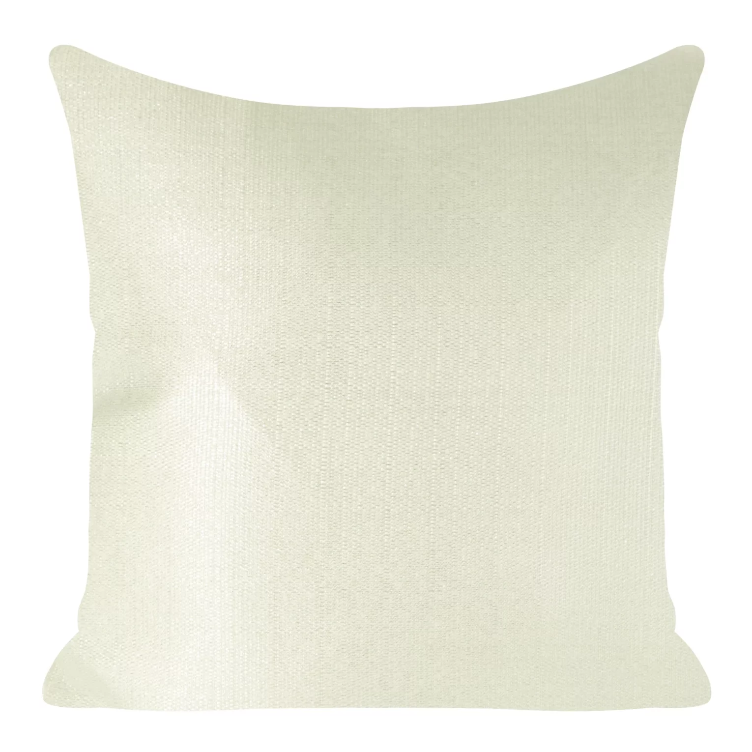 Poszewka na poduszkę 45x45 cm żakardowa o lśniącej powierzchni kremowa SASHA ELLA LINE