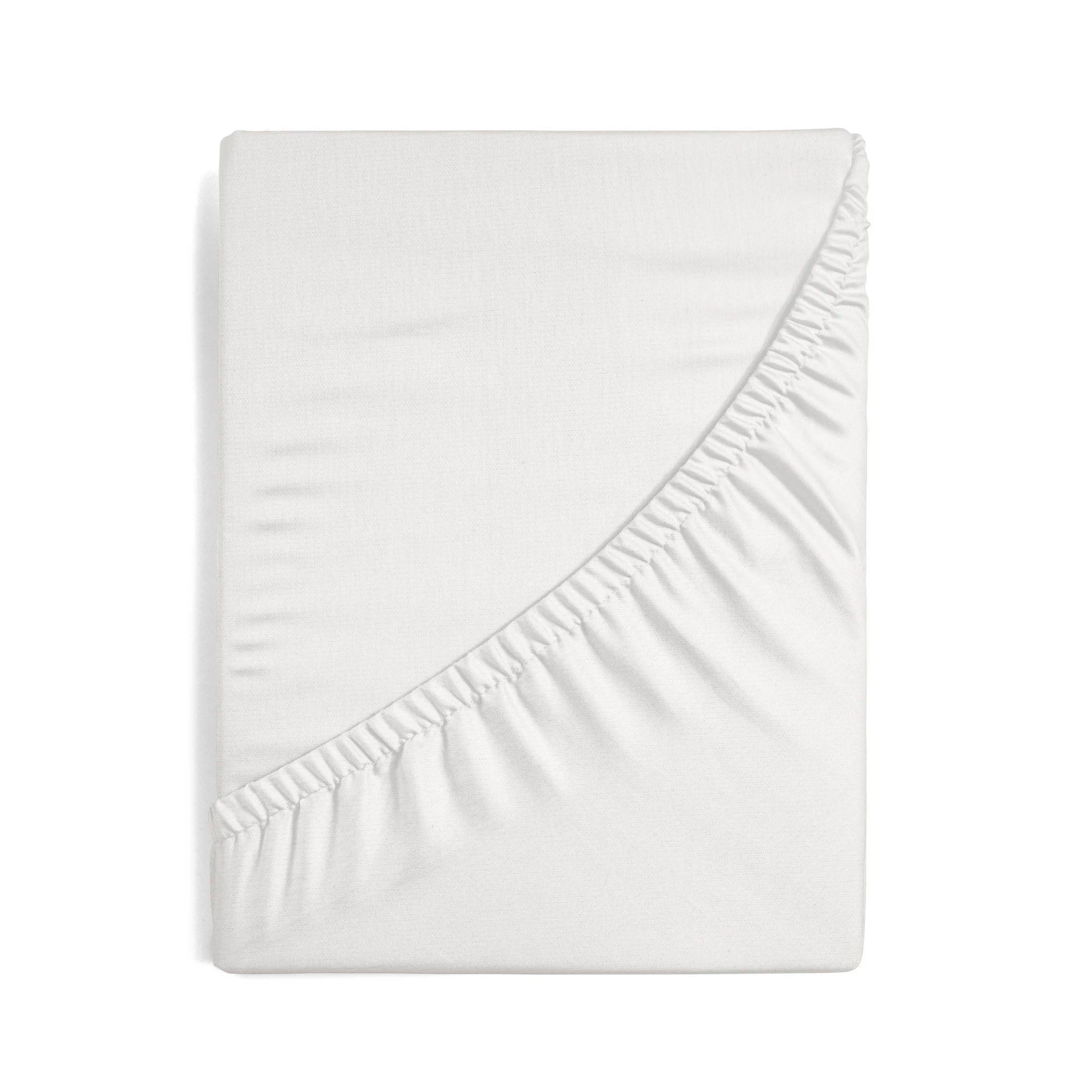 Prześcieradło jersey z gumką 120x200 cm z bawełny kolor kremowy 125 g/m2 Design 91